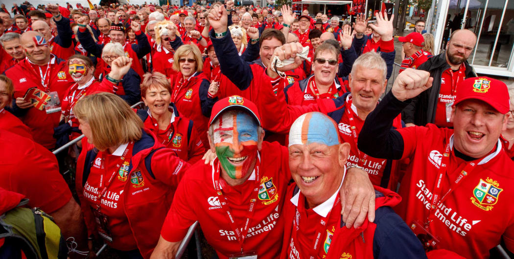 Lions fans are usually fairly recognisable.