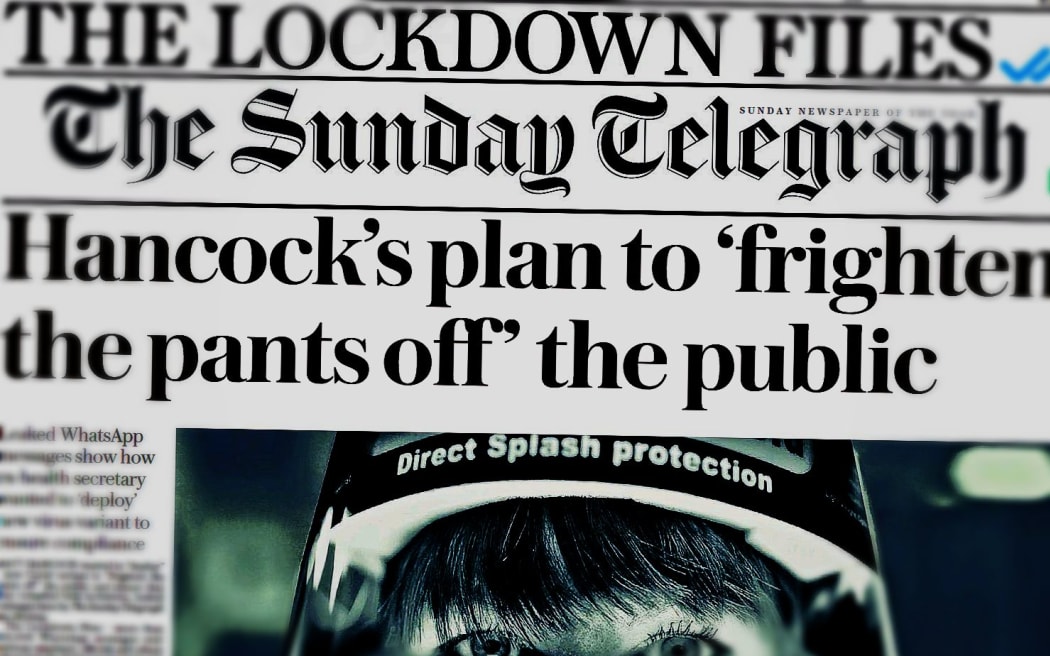 The UK's Sunday Telegraph newspaper filled eight pages with stories from more than 100,000 WhatsApp messages from the former health minister, leaked by his biographer Isabel Oakeshott.