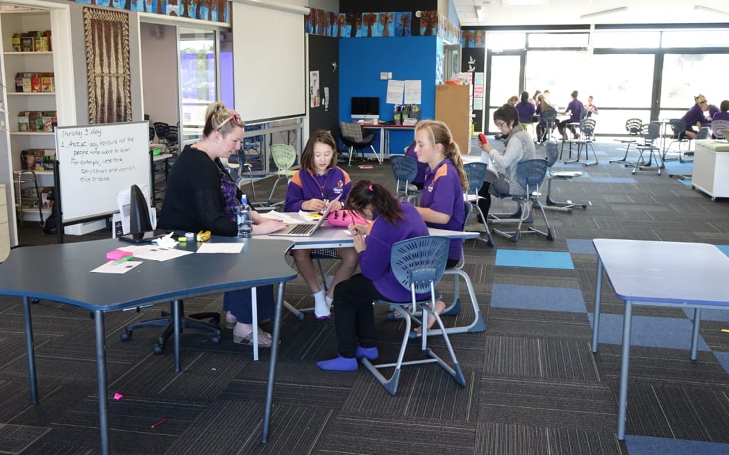At Rāwhiti School, team teaching and large classrooms are now the norm.