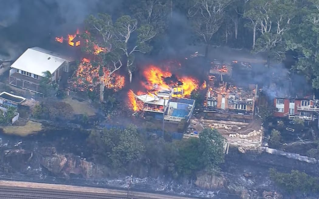 Twelve homes were destroyed in the fire at Koolewong.