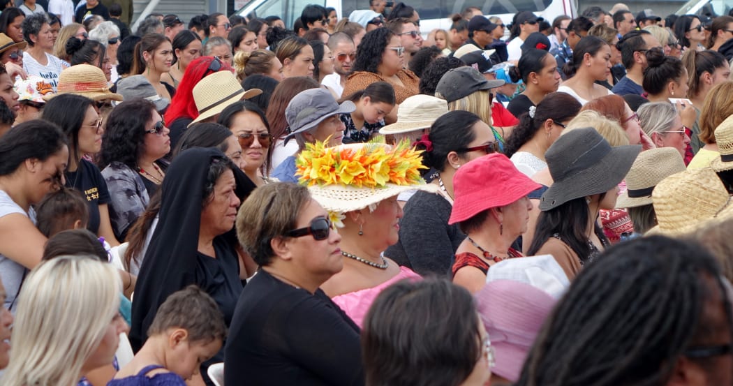 Hundreds turned out at Te Wananga O Aotearoa in Auckland.