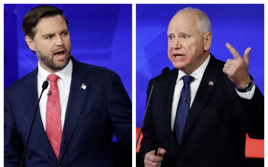 JD Vance and Tim Walz