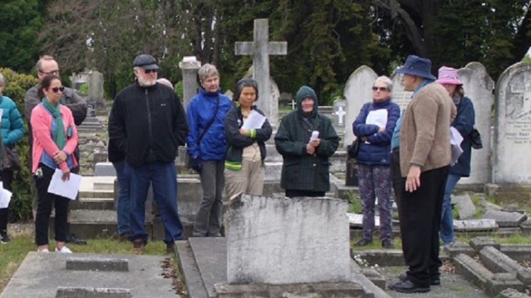 Historian Richard Greenaway is a Christchurch cemetery expert.