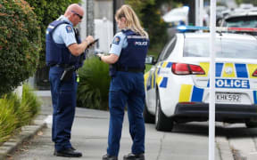 Police have put a cordon around a property in Sydenham after a threat.