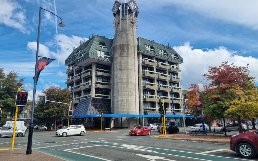 Nelson's Civic House, on the corner of Trafalger and Halifax streets. It is home to the council chamber and staff offices. The roof of Civic House is earthquake prone. In 2022, two notices were issued that apply to the roof of the tower block and parts of the building that have suspended heavy ceiling tiles that do not meet 34 percent of the New Building Standard (NBS).
