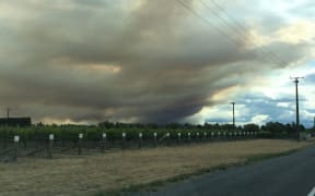 Fire in Wairau Valley 10 December 2015