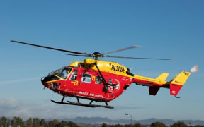 A Philips Search and Rescue Trust helicopter.