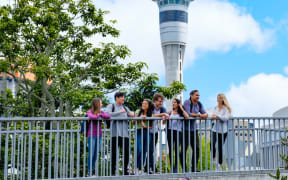 Students at Auckland University of Technology (AUT) .