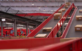 Inside NZ Post's new processing centre in South Auckland.