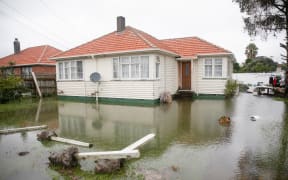 Flooding in the suburb of Wesley