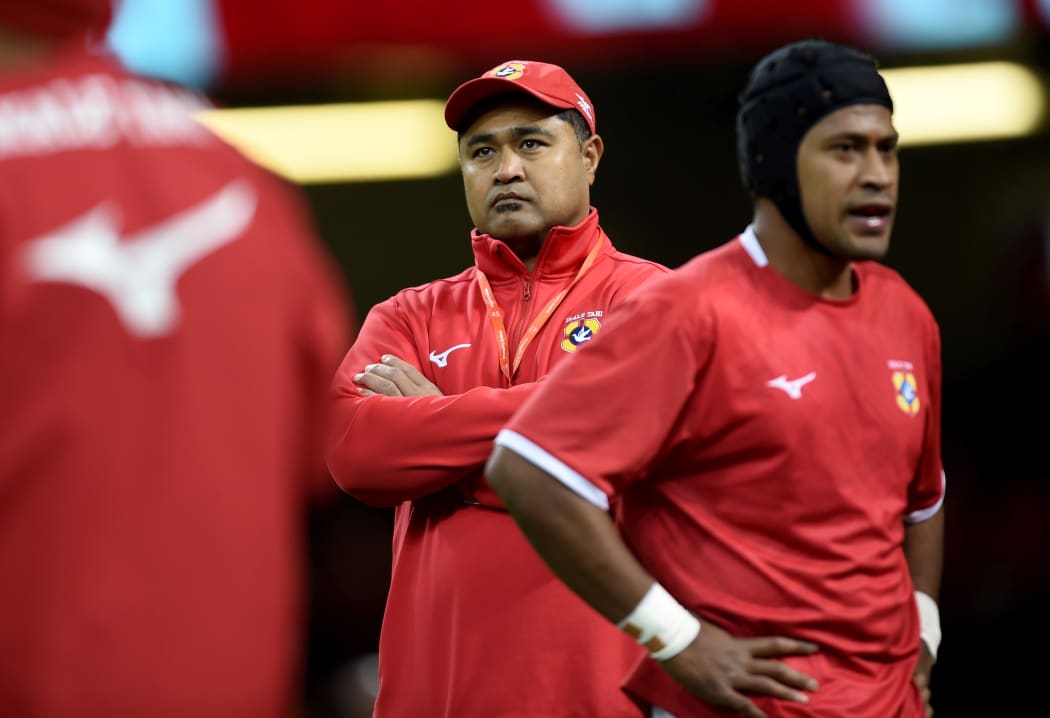 Tonga head coach Toutai Kefu.
