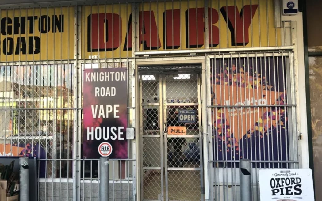 The Knighton Road dairy has two layers of steel protection, as well as a caged entrance that customers can only enter if unlocked by the owner.
