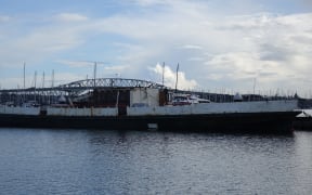 The Kestrel ferry in Auckland.