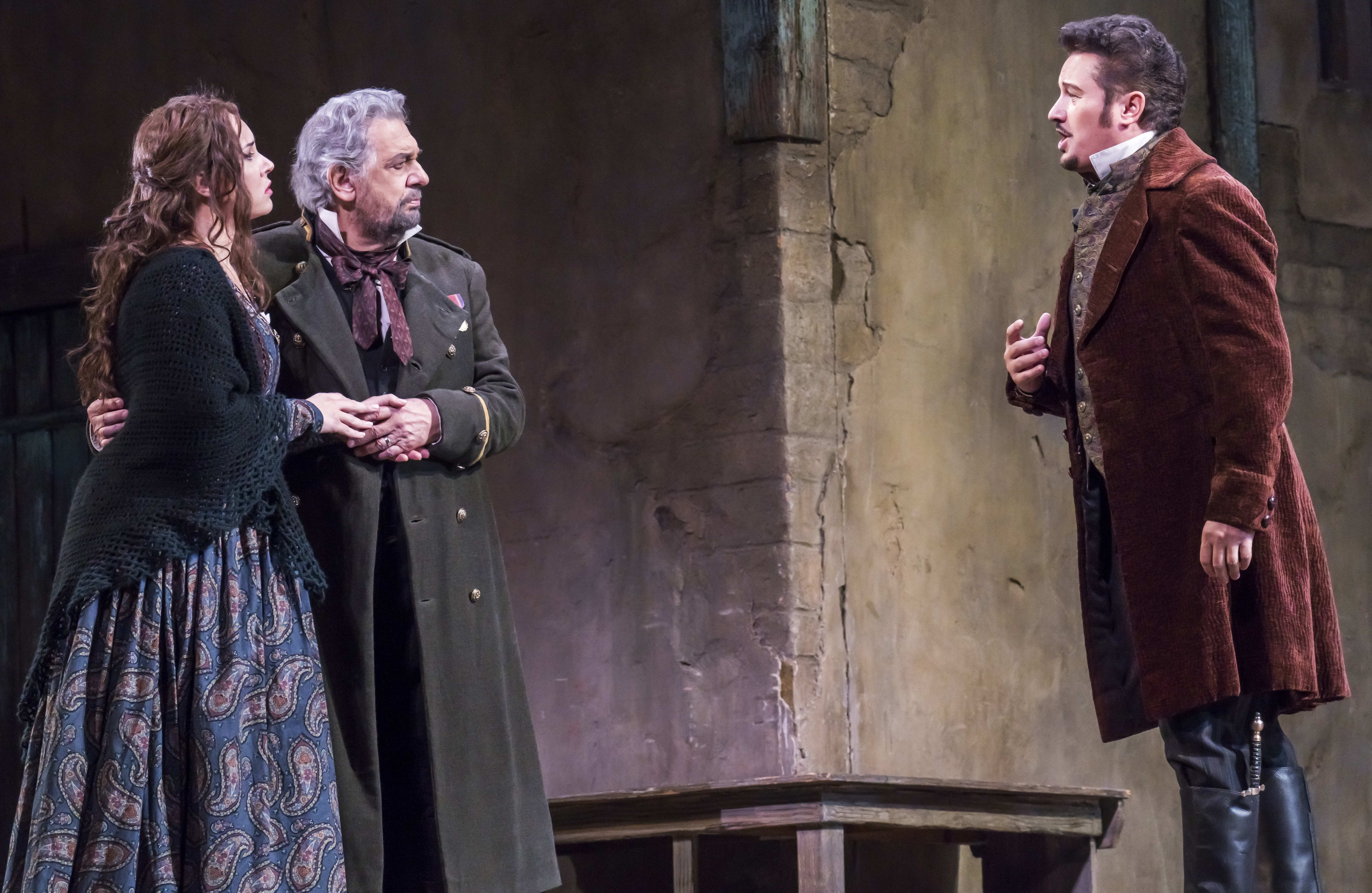 A scene from Luisa Miller at Met Opera