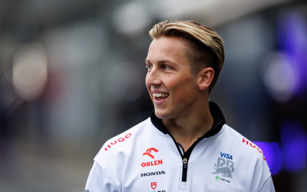Liam Lawson (NZL), reserve driver of team F1 Racing Bulls,   during the 2024 F1 Japan Formula One Grand Prix.