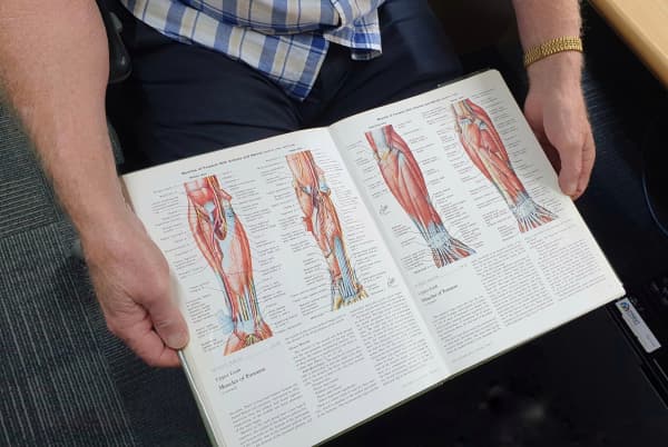 Anatomy books can help patients understand how the body works.