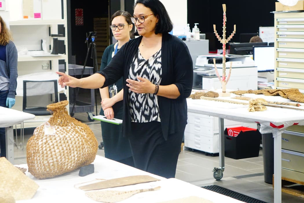 Fuli Pereira, Auckland Museum's Pacific Access Collections Project.