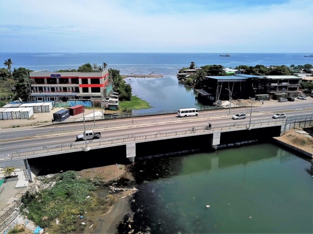 New Mataniko bridge in Honiara