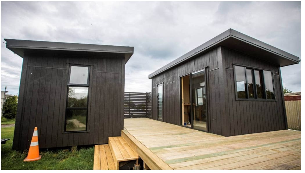 Opunake High School tiny home project.