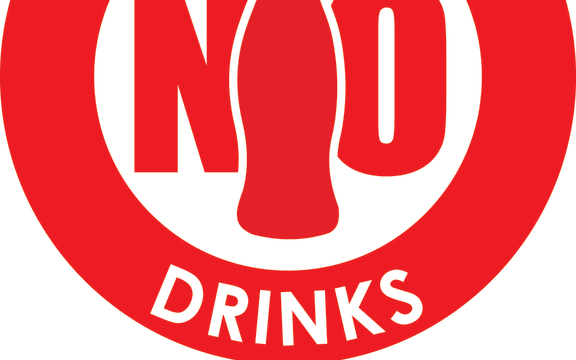 No sugary drinks logo