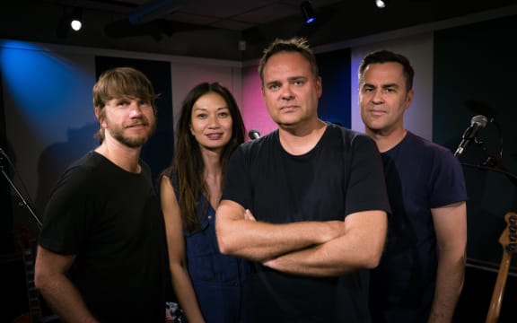 Kiwi band Stellar have reunited. They play live in the RNZ Auckland studios for NZ Live. 08 March 2019.