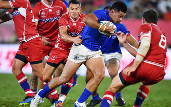 Henry Taefu has started all four pool games for Samoa at the World Cup.