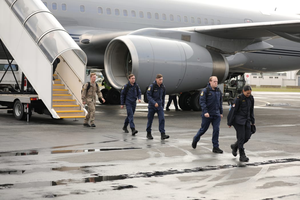 NZDF force personnel flew into Christchurch on 22 July to assist in the rubbish clean up at Fox River.