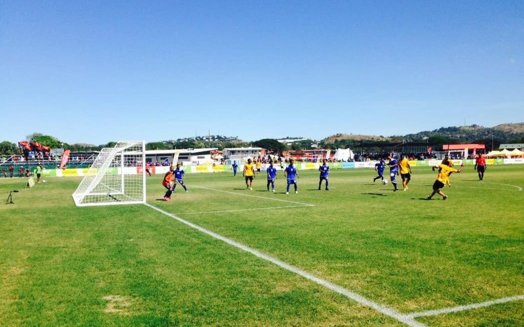 Federated States of Micronesia vs Vanuatu at the Pacific Games in Port Moresby
