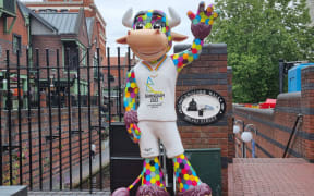 Perry the bull, the 2022 Commonwealth Games mascot in Birmingham.