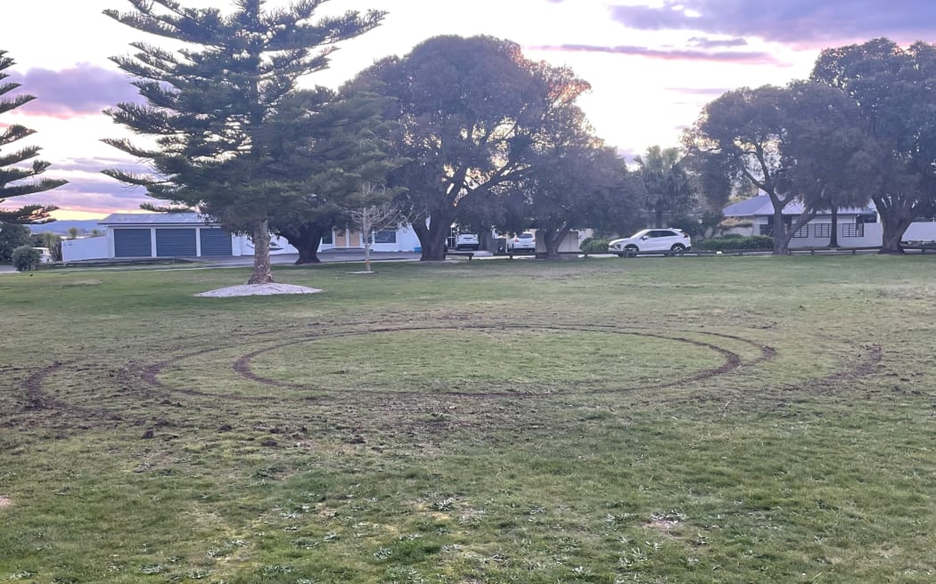 Vehicle damage was also noticed at Nelson's Monaco Reserve, in mid-September 2024.