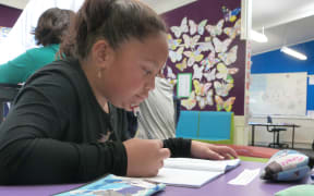 Hazel is one of 30 children who has breakfast at decile 1 Mareroa School