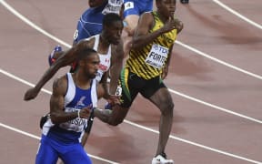 Samoa's Jeremy Dodson in action in Beijing.