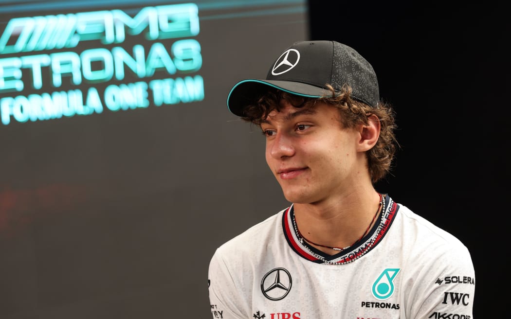 Mercedes F1 driver Kimi Antonelli.