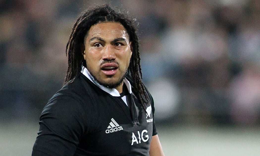 All Blacks' second-five Ma'a Nonu in action during the Rugby Championship.