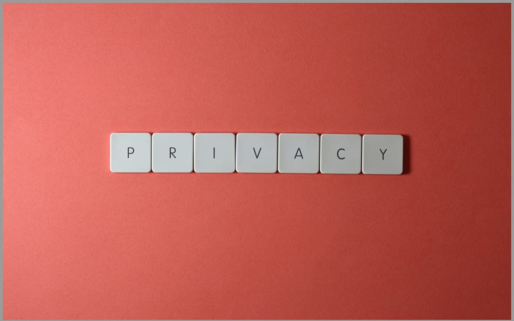 Privacy - spelled out on tiles