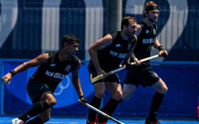 The Black Sticks on the attack against India