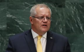 Scott Morrison, the Prime Minister of Australia, at the UN General Assembly in New York in September.
