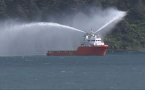 The MMA Vision tugboat had been contracted by the government as a standby tug for the Cook Strait ferries.