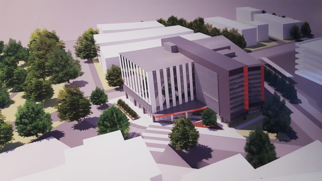 The design for the new outpatients clinic at Christchurch Hospital.