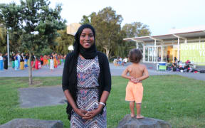 Fatumata Bah outside Mt Roskill Community Centre.
