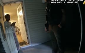 Footage from bodycam video released today over the fatal shooting of an Illinois woman who called police to her home.