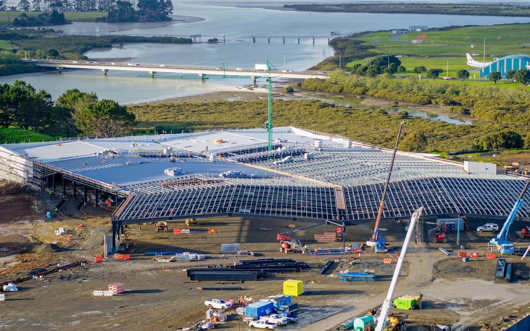 Auckland Airport's new retail complex at Manawa Bay