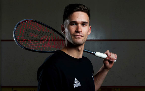 New Zealand squash player Evan Williams.