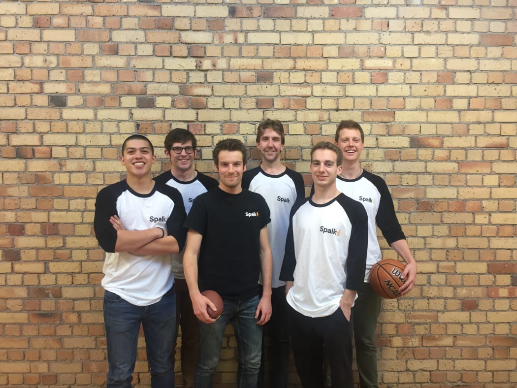 Ben Reynolds (2nd L) with other SPALK founders