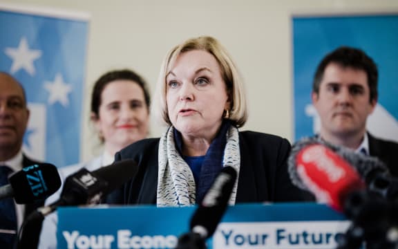Judith Collins in Wellington