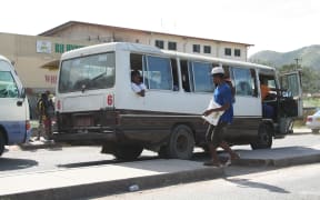 Public transport, buses, Papua New Guinea.