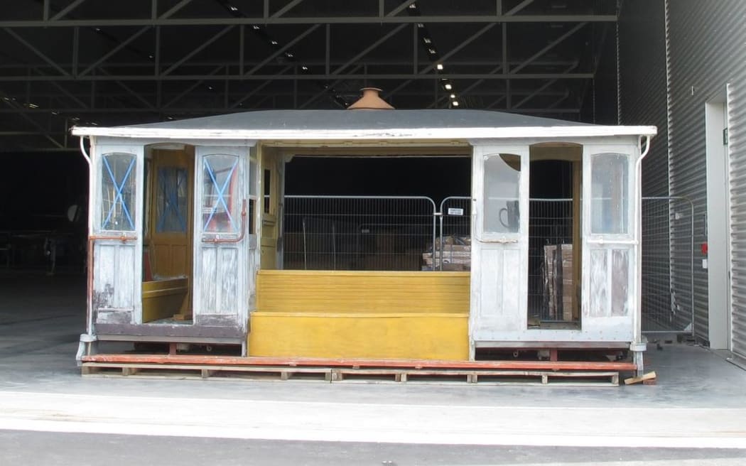 A Mornington Rail 'grip car' in need of restoration