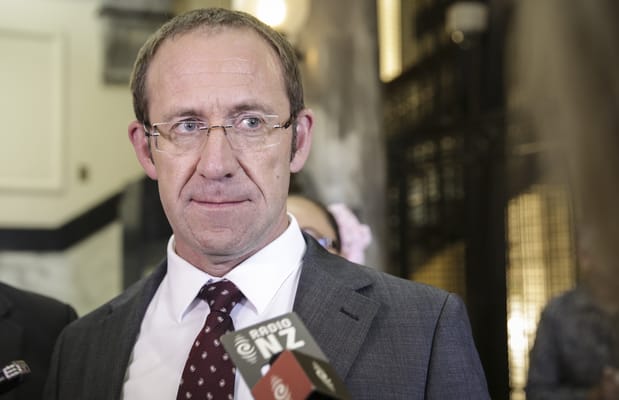 Andrew Little at the Bridge run.