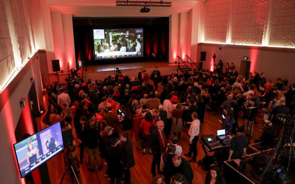 The Labour Party event on Election Night in Lower Hutt.