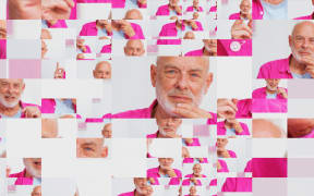 A promotional image for ENO - a 2024 documentary film about the British musician Brian Eno